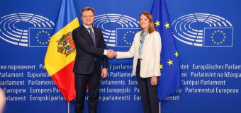 Dorin Recean a avut o întrevedere cu președinta Parlamentului European