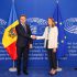 Dorin Recean a avut o întrevedere cu președinta Parlamentului European