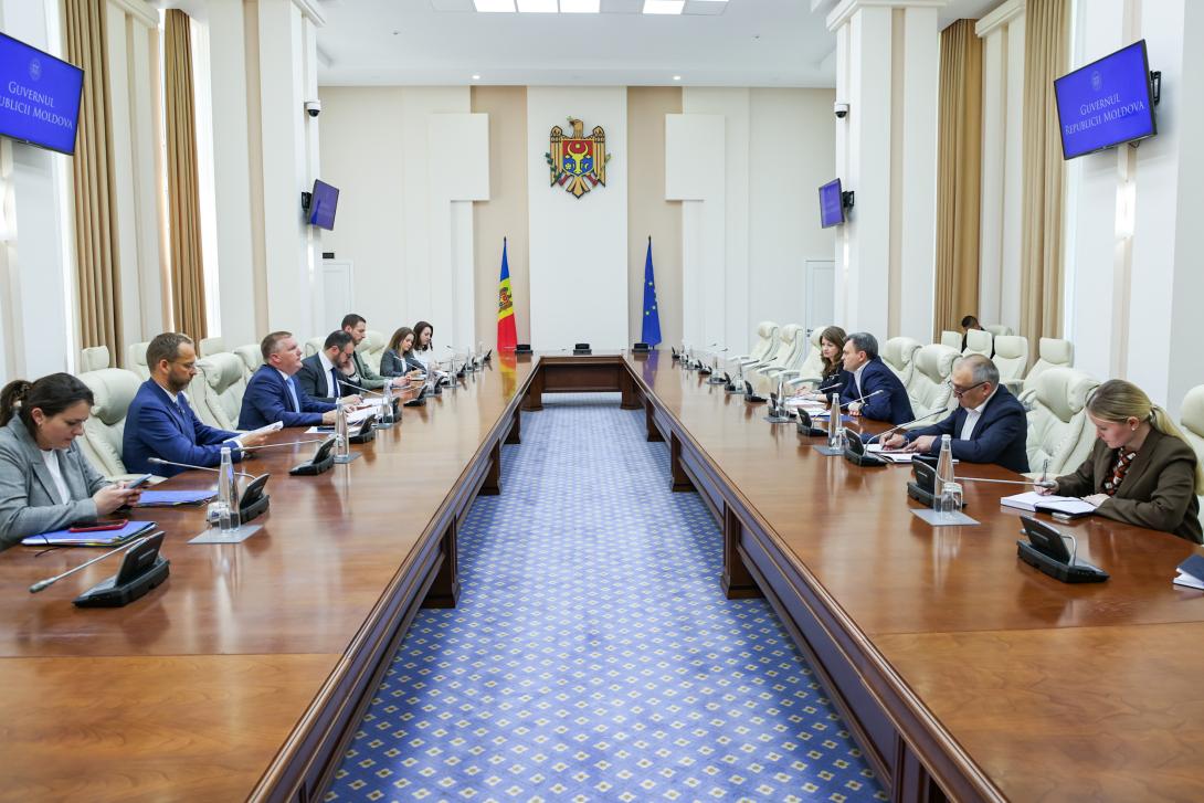 Dorin Recean și comisarul european pentru democrație, justiție și statul de drept în dialog despre reforma justiției