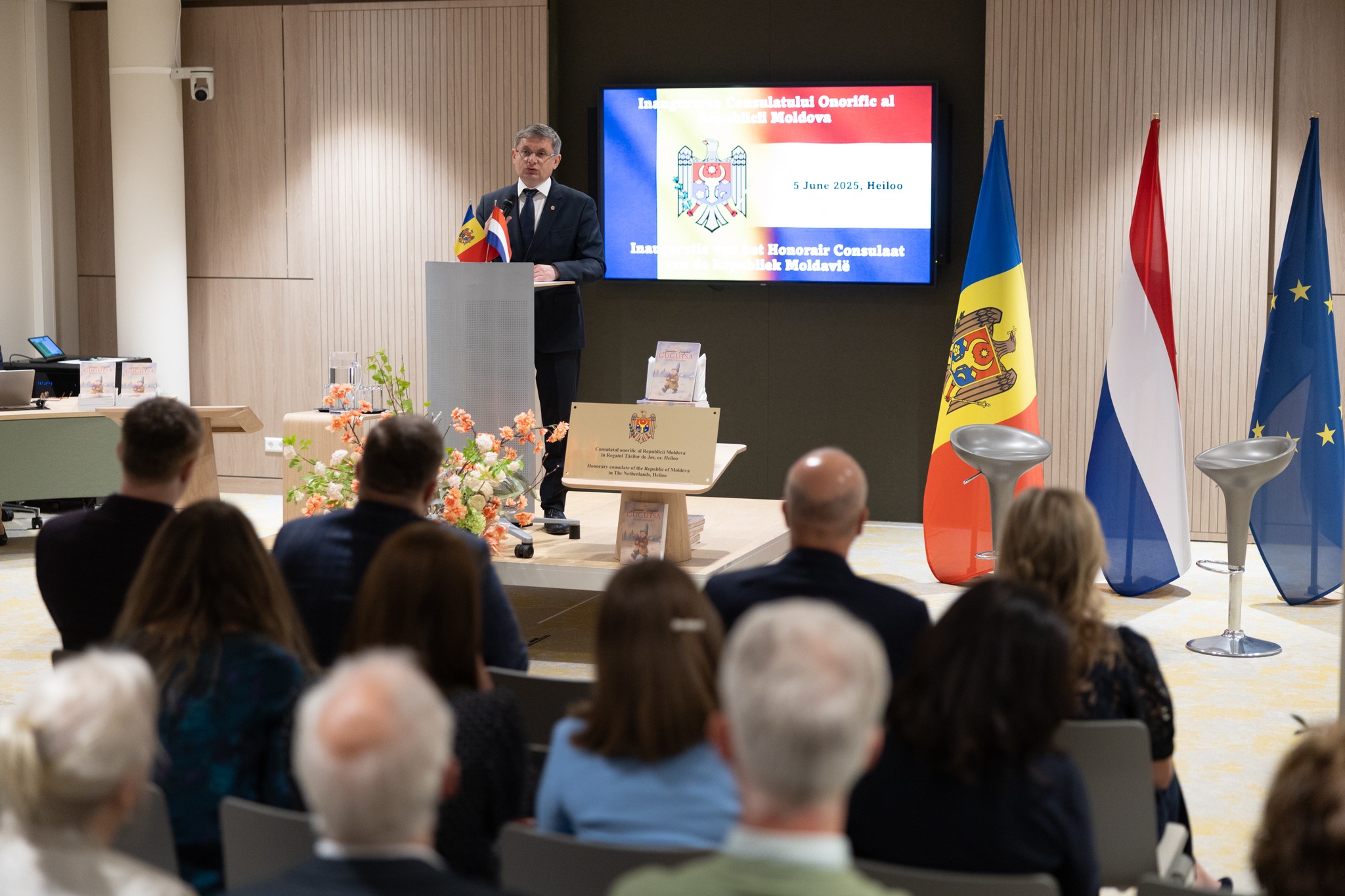 În Regatul Țărilor de Jos a fost deschis Consulatul Onorific al Republicii Moldova. Igor Grosu: Ne propunem să promovăm și mai puternic cultura, tradițiile și produsele noastre autohtone