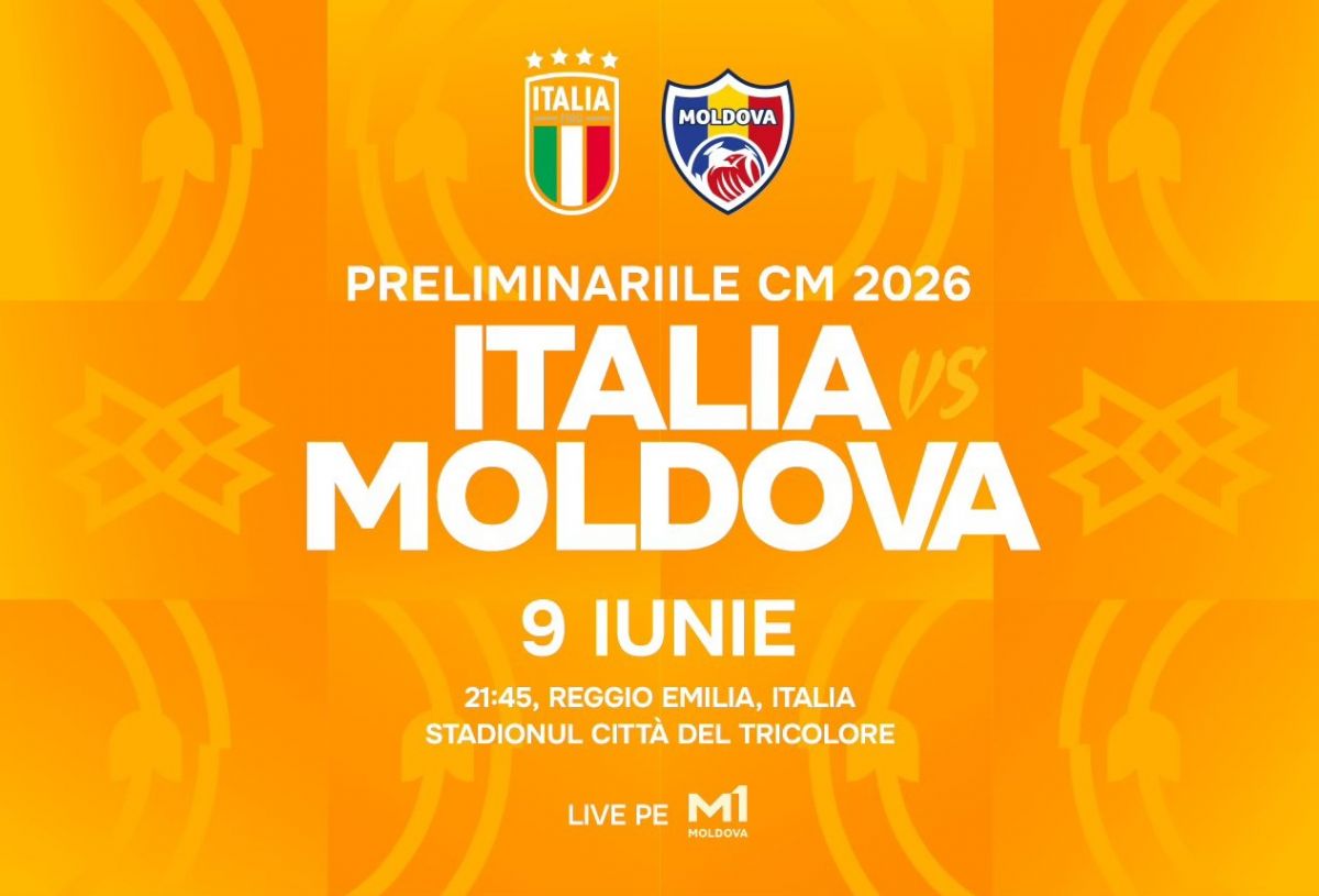 Italia – Moldova. Avancronică