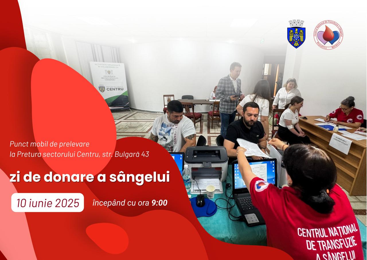 Locuitorii Capitalei invitați să doneze sânge