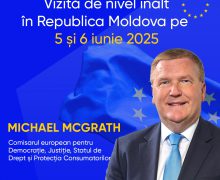 Comisarul european pentru Democrație, Justiție, Statul de Drept și Protecția Consumatorilor vine la Chișinău