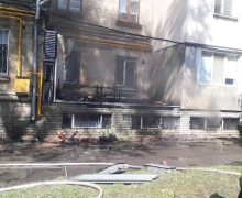 Incendiu izbucnit într-un local din Capitală