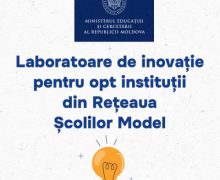 Laboratoare de inovație pentru opt instituții din Rețeaua Școlilor Model