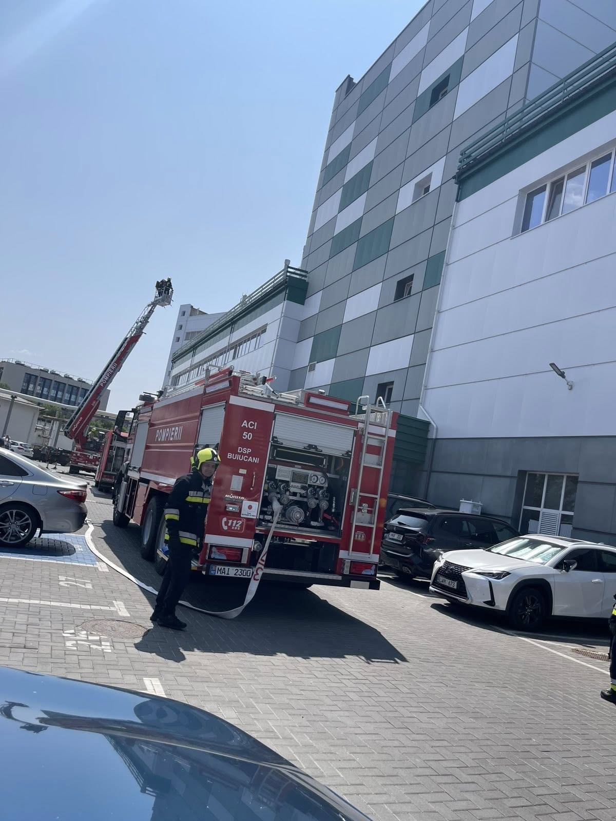 IGSU a desfășurat un exercițiu tactic Interdepartamental la un centru comercial din capitală