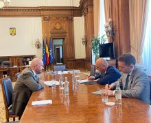 Vladimir Bolea, la discuții cu Președintele Senatului României