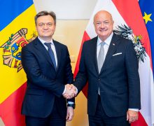 Dorin Recean în discuții cu Cancelarul Federal al Austriei