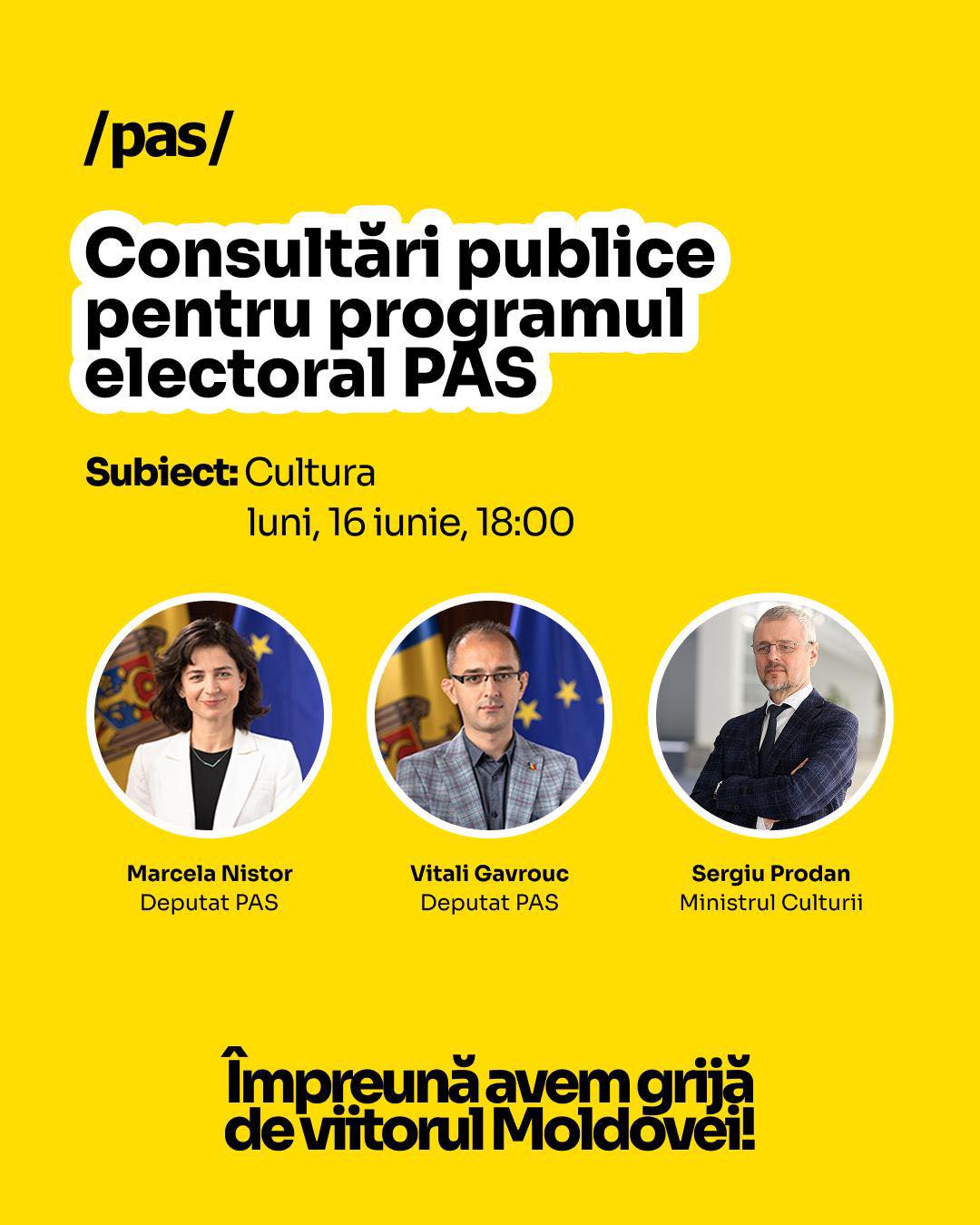 PAS continuă consultările pentru elaborarea programului electoral