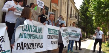 Blocul Alternativa a protestat la Consiliul Audiovizualului