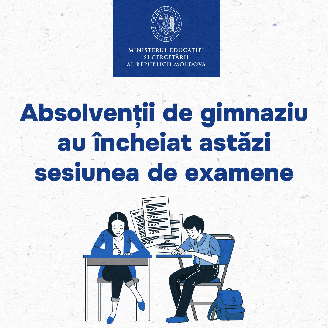 Absolvenții de gimnaziu au încheiat astăzi sesiunea de examene