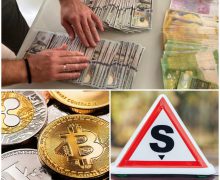 Sinteza CNA: 123 de criptomonede înghețate, circa 3,2 mln. de lei sechestrate, peste 1000 000 de lei ridicați
