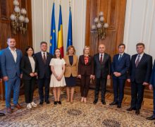 O delegație a Parlamentului Republicii Moldova, condusă de vicepreședinta Doina Gherman, în vizită la Senatul României