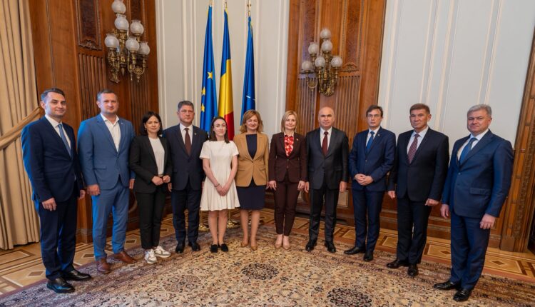 O delegație a Parlamentului Republicii Moldova, condusă de vicepreședinta Doina Gherman, în vizită la Senatul României
