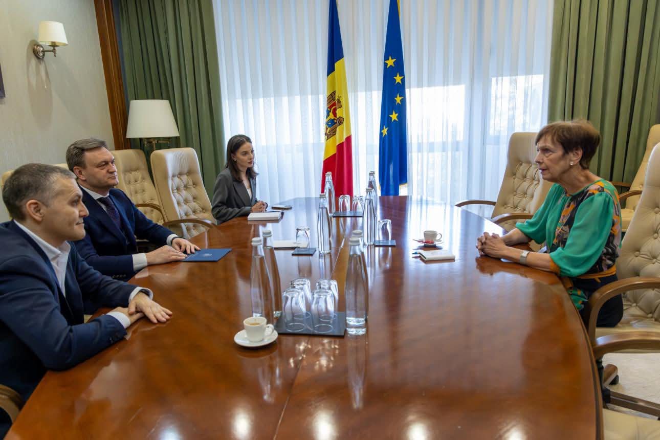 Dorin Recean a avut întrevedere cu Ambasadorii Germaniei și Italiei