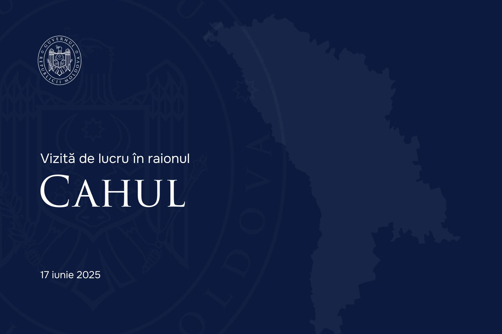 Dorin Recean astăzi merge la Cahul