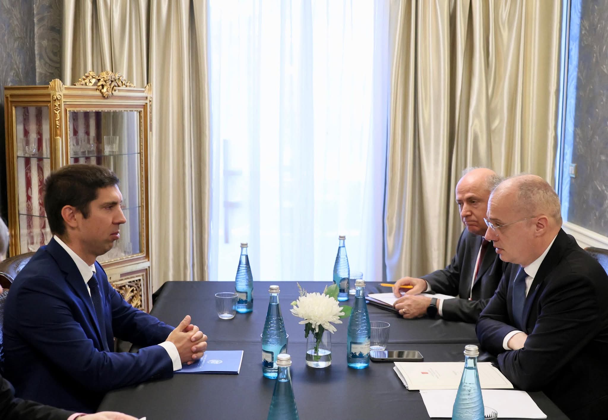 Mihai Popșoi a avut o întrevedere cu ministrul pentru Europa și Afaceri Externe al Republicii Albania