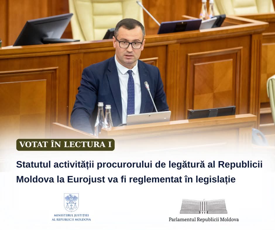Cooperare internațională consolidată și garanții sporite pentru procurori – Guvernul a aprobat proiectul privind statutul procurorului de legătură la Eurojust