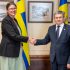Vizite de rămas-bun cu Ambasadorii Germaniei, Italiei și Suediei