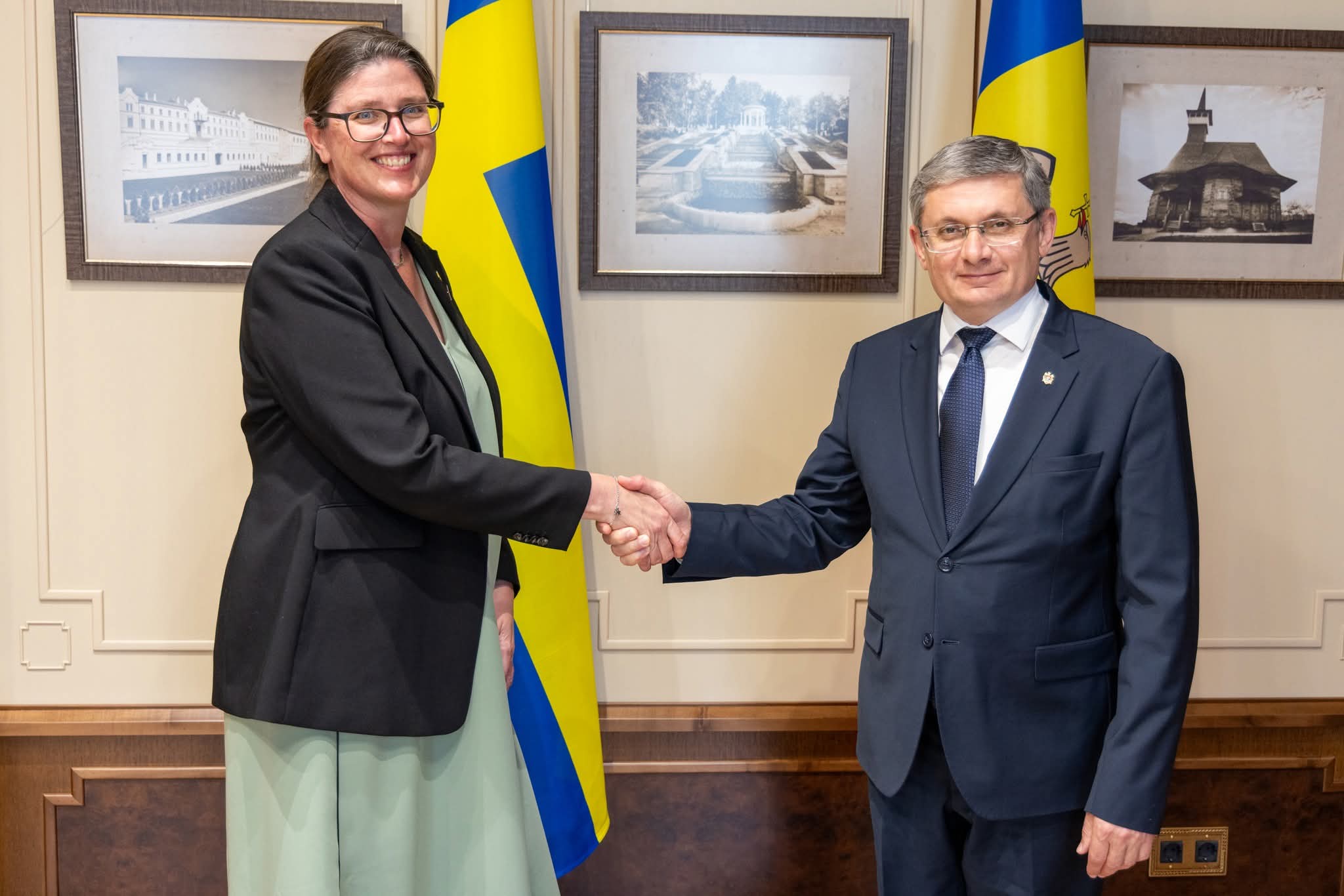 Vizite de rămas-bun cu Ambasadorii Germaniei, Italiei și Suediei