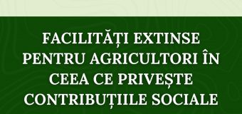 Modificări la Legea privind sistemul public de asigurări sociale, care vizează condițiile de contribuție pentru operatorii economici din agricultură