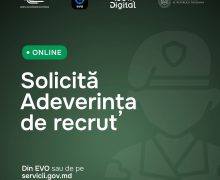 Solicitarea adeverinței de recrut devine mai simplă: cererea poate fi depusă online 