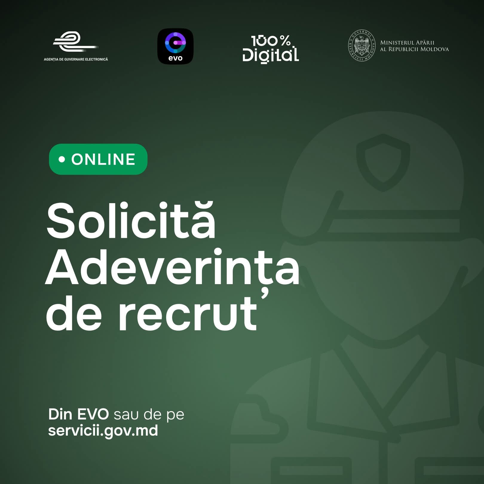 Solicitarea adeverinței de recrut devine mai simplă: cererea poate fi depusă online
