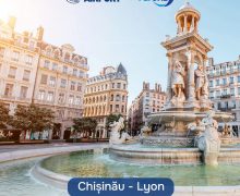 Din Chișinău direct spre Lyon. FlyOne a lansat cursa avia