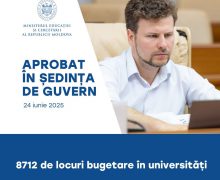 8 712 locuri bugetare în instituțiile de învățământ superior