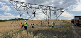 Dorin Junghietu a vizitat șantierul de construcție al Liniei Independenței Energetice Vulcănești–Chișinău