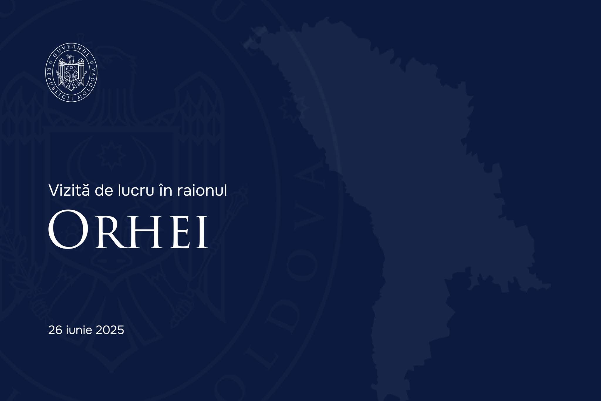 Dorin Recean merge astăzi la Orhei