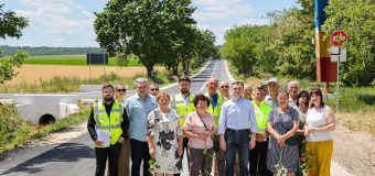 Lucrările de reparație a unui drum din raionul Orhei, inspectate de Dorin Recean