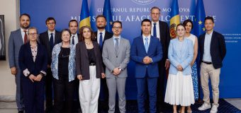 Mihai Popșoi în discuții cu reprezentanți ai centrelor de cercetare europene la MAE