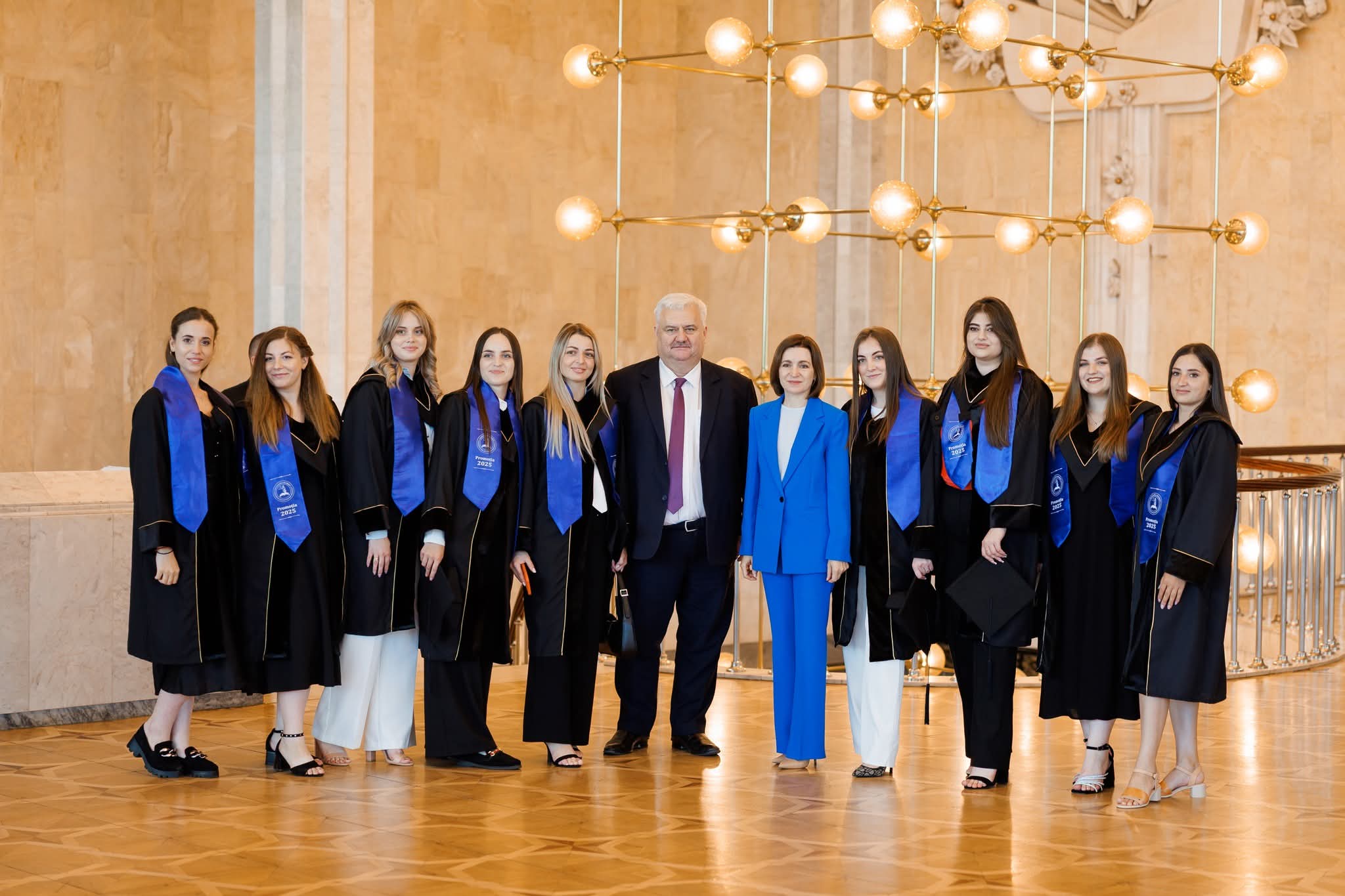 Maia Sandu a participat la ceremonia de absolvire a Facultății de Drept a Universității de Stat din Moldova