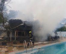 Pompierii au lichidat un incendiu la un restaurant din Comrat