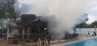 Pompierii au lichidat un incendiu la un restaurant din Comrat