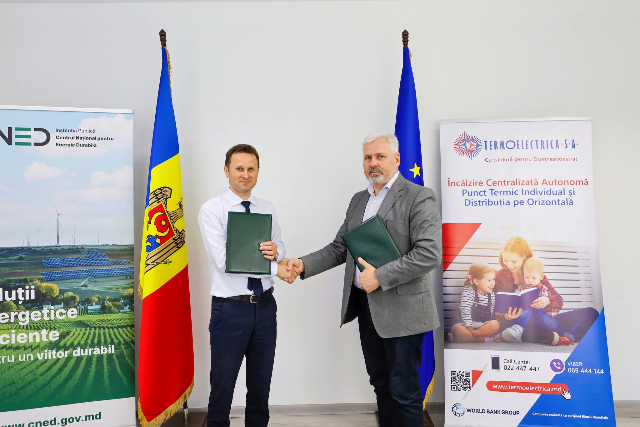 Termoelectrica și CNED au semnat un Memorandum de înțelegere pentru modernizarea sistemelor de termoficare din Chișinău