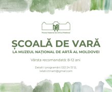 Copiii de 8-12 ani pot participa la Școala de Vară organizată de Muzeul Național de Artă a Moldovei