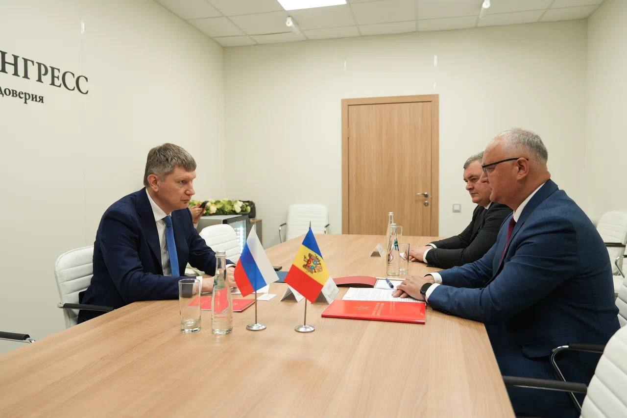 Igor Dodon s-a întâlnit cu ministrul Dezvoltării Economice al Rusiei