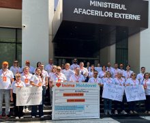 Protest – la Ministerul de Externe! „Inima Moldovei”: Tot mai des sunt numiți în funcții de ambasadori oameni loiali PAS, fără experiență diplomatică