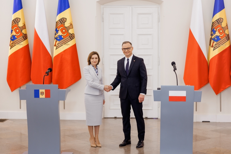 Maia Sandu a efectuat o vizită de lucru în Republica Polonă pentru a consolida relațiile bilaterale