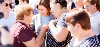 Maia Sandu – în discuții cu cetățenii din raionul Strășeni