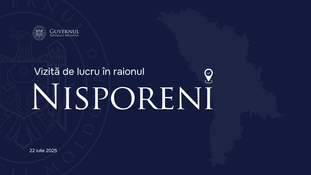 Dorin Recean va efectua o vizită de lucru în raionul Nisporeni