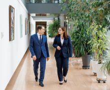 Cristina Gherasimov, în dialog cu Sigitas Mitkus, viceministrul Afacerilor Externe, reprezentantul Lituaniei în GAC