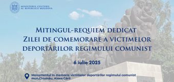 Miting-requiem dedicat Zilei comemorării victimelor deportărilor regimului comunist