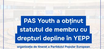 PAS Youth a obținut statutul de membru cu drepturi depline în YEPP