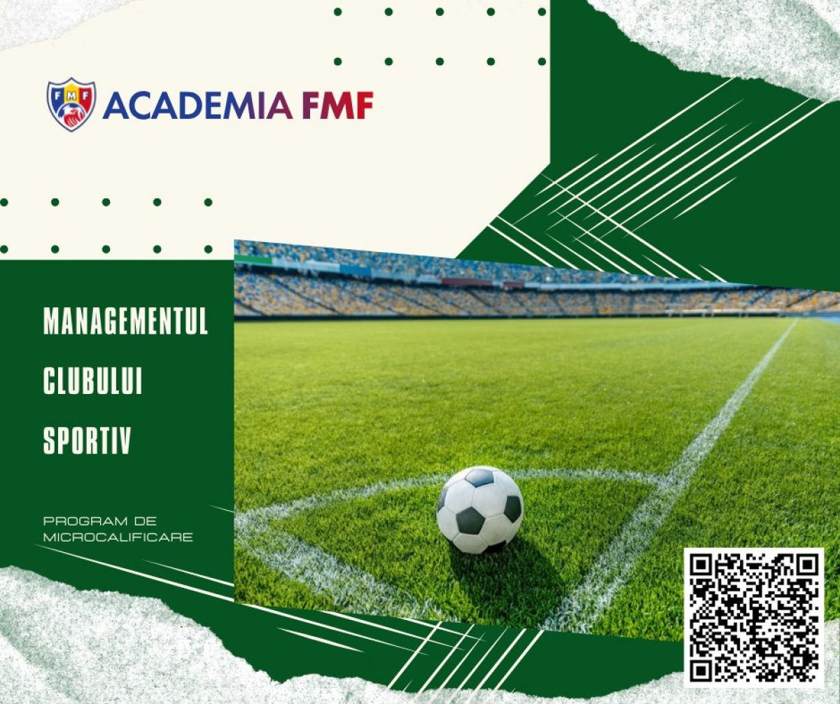 Academia FMF. A început înregistrarea pentru programul ”Management în Sport”