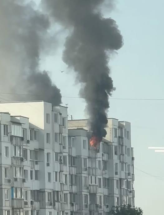 Incendiu izbucnit pe bulevardul Moscovei în Chișinău