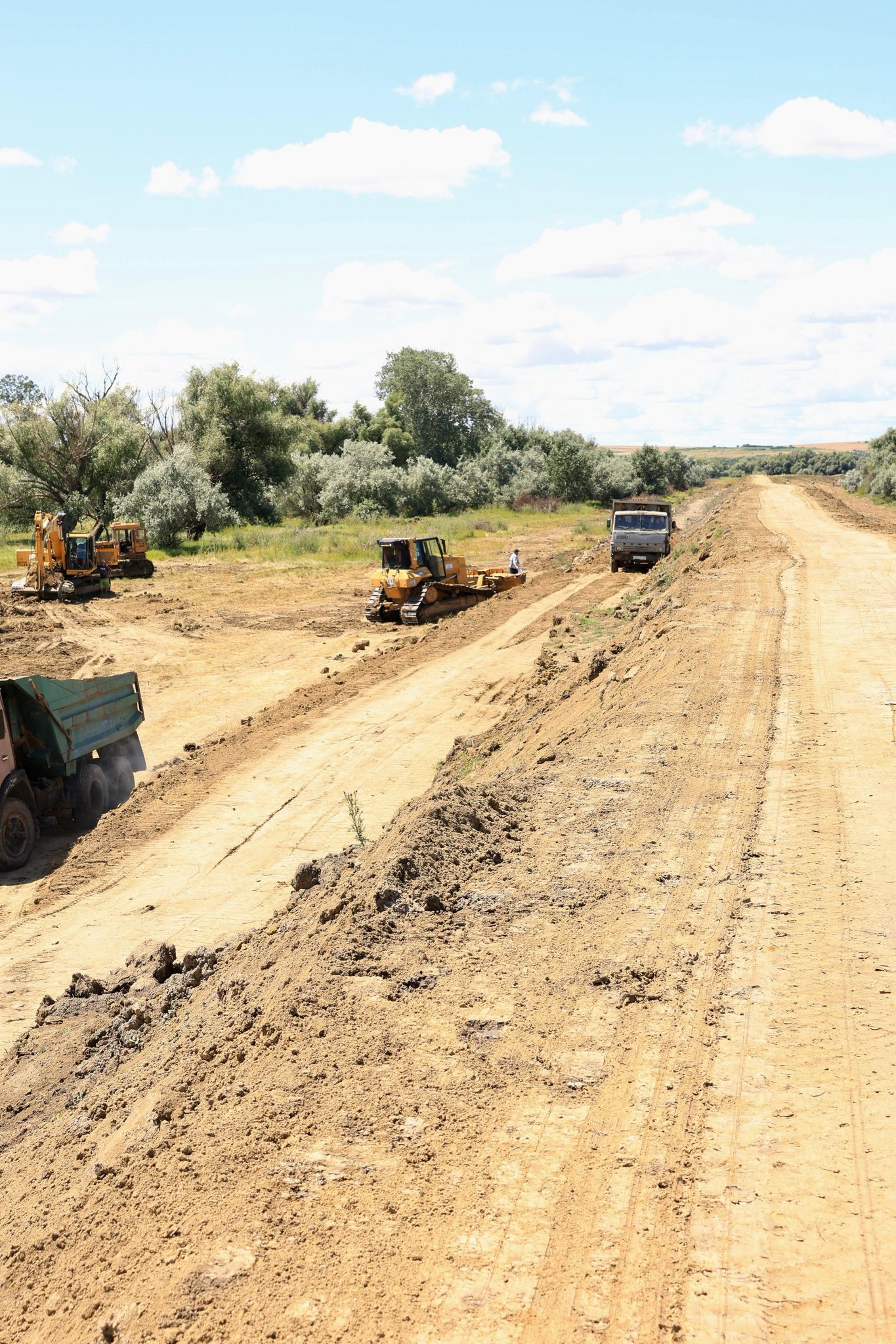 Au început lucrările de consolidare a digului în raionul Cantemir