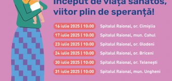 Caravana Alăptării 2025 va ajunge în 6 orașe